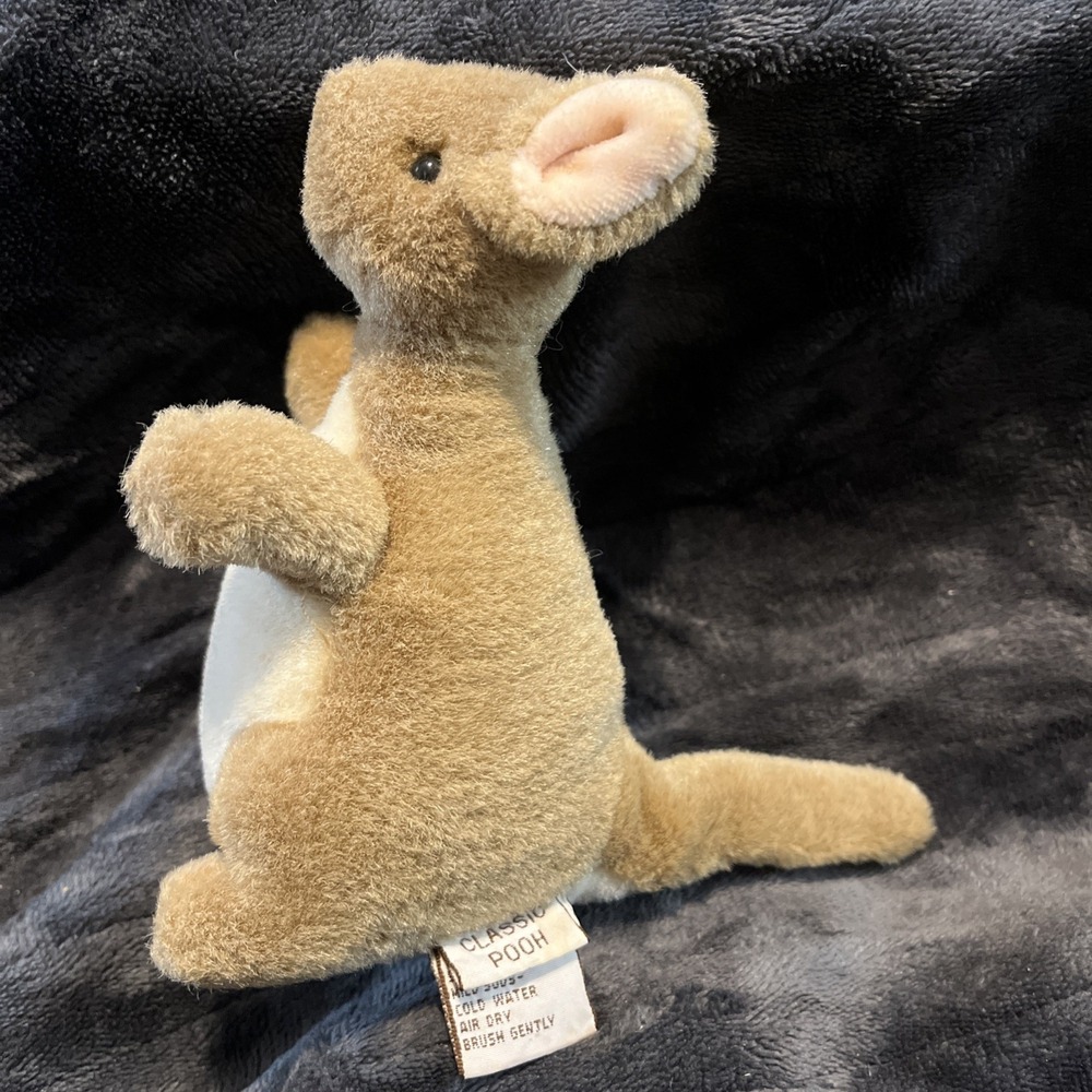 Gund Classic Winnie The Pooh Lot Of 2 Kanga And Eeyore EUC nursery Decor - Picture 11 of 12